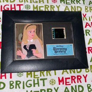 Framed Disney filmcell sleeping beauty Aurora